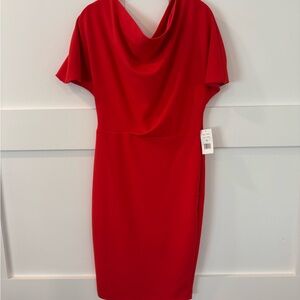 Alexia Admor Bold Red Midi Dress
